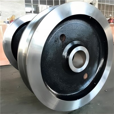 Vysoko spoľahlivé žeriavové koleso z kovanej ocele