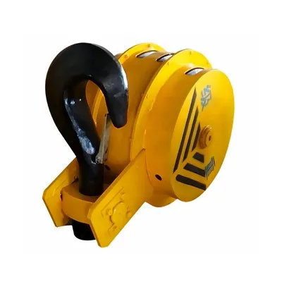 Hákový blok pre mechanizmus zdvíhania nadzemných žeriavov